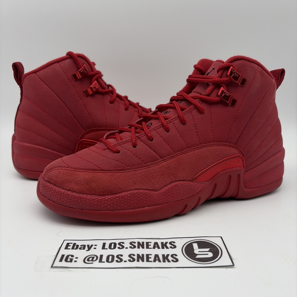Jordan 12 Retro‎ Mid Gym Red GS Kids Size 7Y Sneakers 153265-601